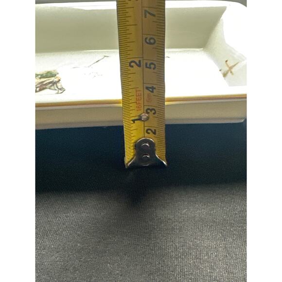 Ralph Lauren Polo Scene Equestrian Wedgwood Bone China 8 inch Tray Trinket Dish - Picture 10 of 11